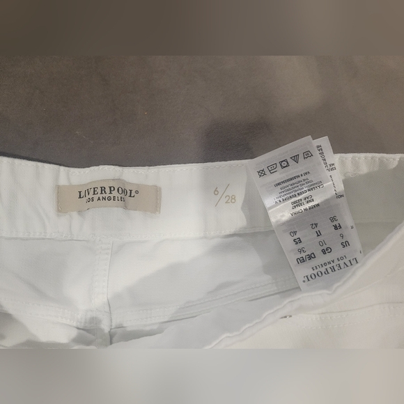 Liverpool Los Angeles Chloe Pull-On Crop Skinny Jeans SZ 6 - Picture 3 of 5